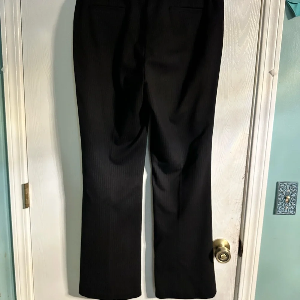 Amanda & Chelsea Black Straight Leg Trousers - Picture 2 of 6